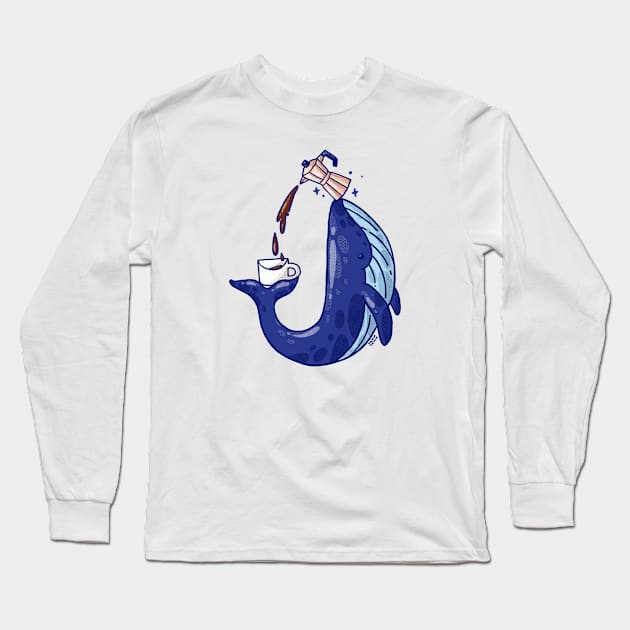 Balance Whale Long Sleeve T-Shirt by Tania Tania